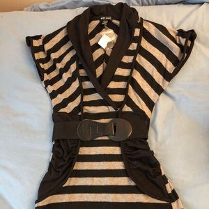 Black and Grey sweater dress